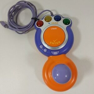 2G VTech V.Smile TV Learning System Joystick Controller Orange Blue Wired